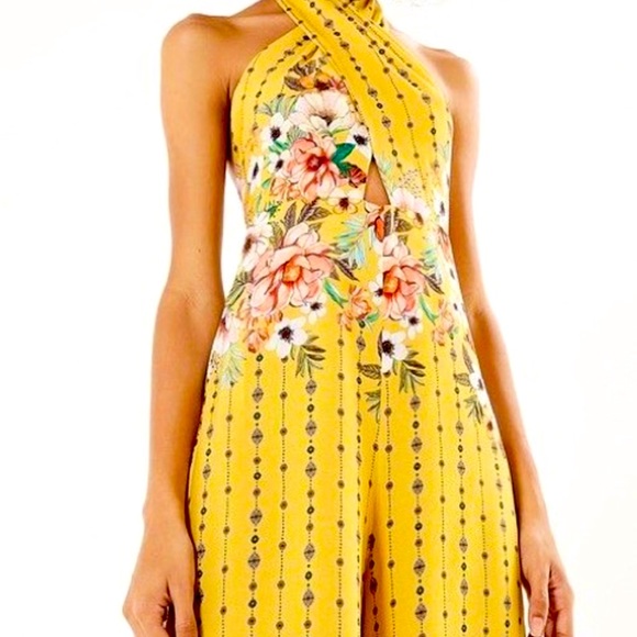 NWOT Farm Rio Canteiro de Flor Jumpsuit - Picture 2 of 5